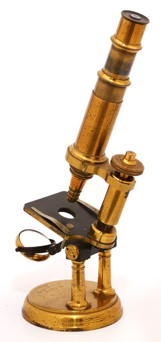 Microscopio antiguo Verick (c.1870)