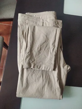 Pantalón Chino Zara Beige Talla M