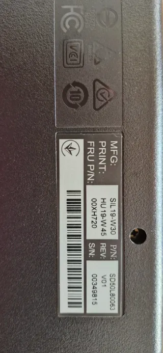 Teclado Lenovo Negro Pro