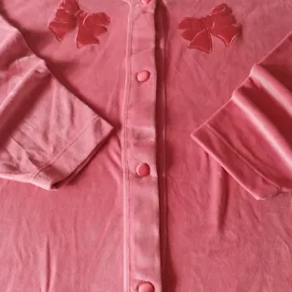 Bata fucsia de algodón nueva