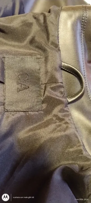 Chiodo ecopelle C&A tg 46