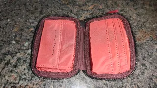 Cartera mujer Adolfo Domínguez nailon bicolor