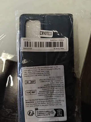 Funda libro Xiaomi Redmi Note 11S azul