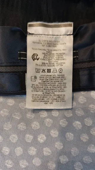 Traje Junior Azul Easy Wear Talla M