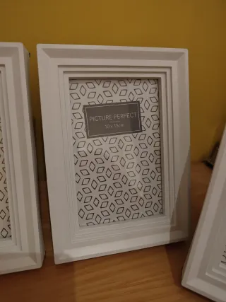 Lote 4 Marcos Fotos Blancos 10x15cm