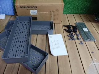 SONGMICS Carro de Almacenamiento de 3 Niveles