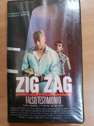 Zig Zag Falso Testimonio VHS Película