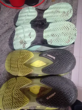 Zapatillas de pádel verdes