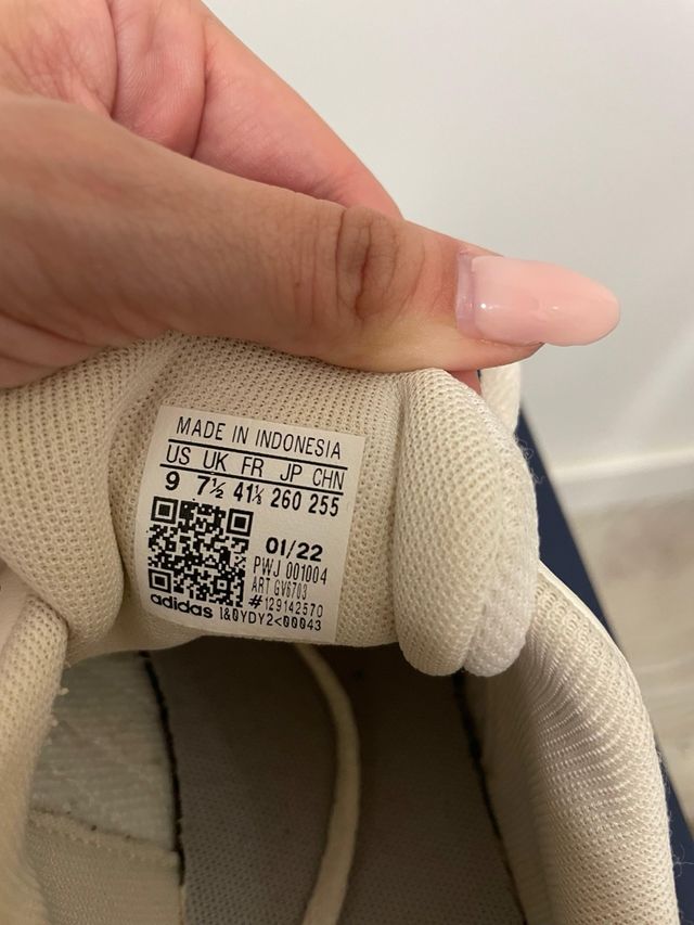 Adidas Blancas Unisex Tamanho 41