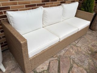 Sofá de jardín para 3 asientos
