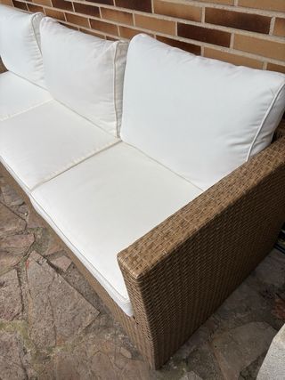 Sofá de jardín para 3 asientos