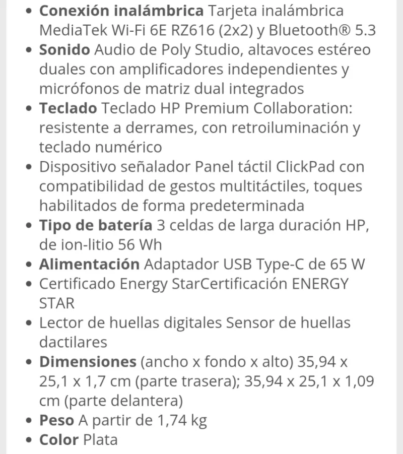 HP EliteBook 665 G11 - 16" - Ryzen 5 PRO 32GB DDR5 afbeelding 7