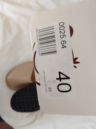 Abarcas Pisa Monas Beige Talla 40