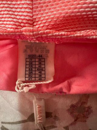 Bañador coral con cordones