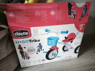 Triciclo Chicco GO TRIKE Rojo y Azul