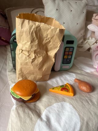 Microondas Juguete Cocina Infantil con accesorios