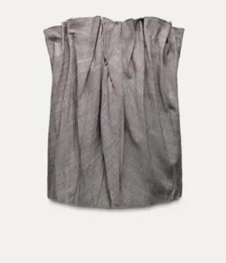 Top Zara palabra de honor ZW Collection