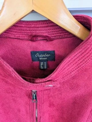 Talla 44-46 - Cazadora Biker Frambuesa