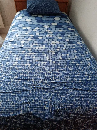 Funda Nórdica Azul y Blanca