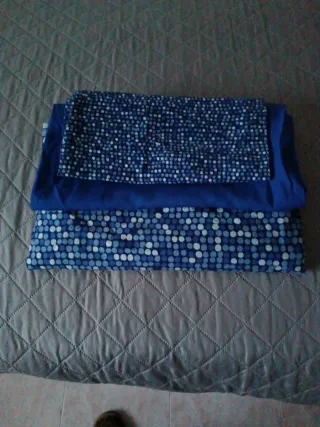 Funda Nórdica Azul y Blanca