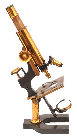 Microscopio Watson Antiguo Inglés (c.1890)