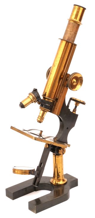 Microscopio Watson Antiguo Inglés (c.1890)