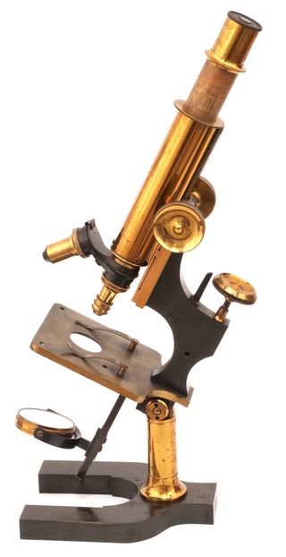 Microscopio Watson Antiguo Inglés (c.1890)