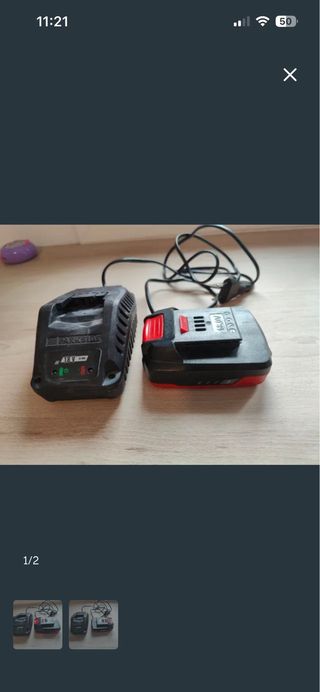 Cargador y Batería Parkside 18V