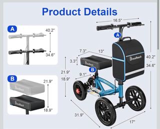 Andador Patinete Rodilla BlessReach