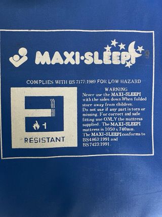 Cuna de viaje infantil plegable