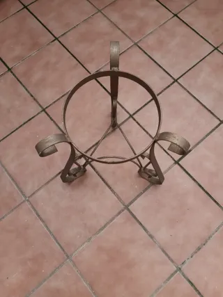 Macetero de forja
