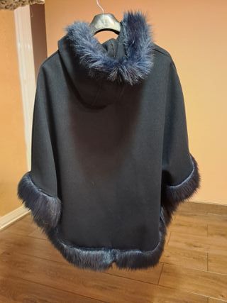 Abrigo mujer con pelo sintético