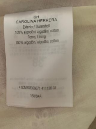 Vestido Carolina Herrera floral