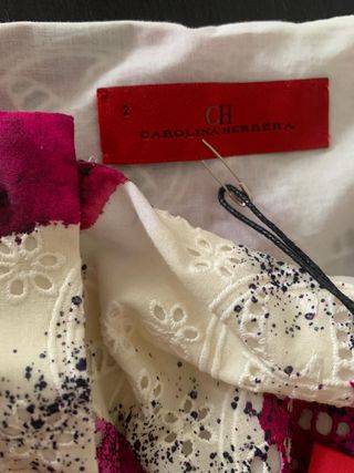 Vestido Carolina Herrera floral