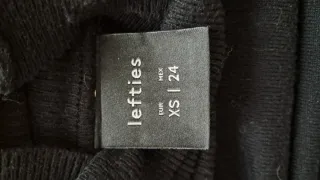 Jersey cuello alto negro