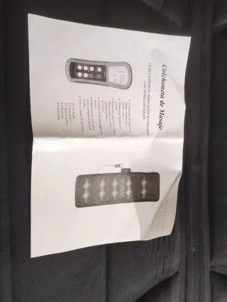 Colchoneta de Masaje Negra