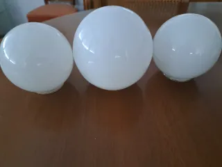 Conjunto 3 tulipas cristal blanco