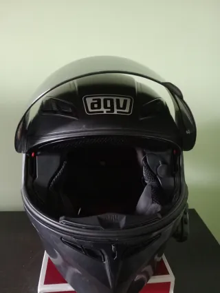 Casco Moto AGV Negro