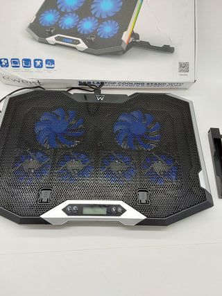 Base per notebook EWENT con 6 ventole regolabili e RGB