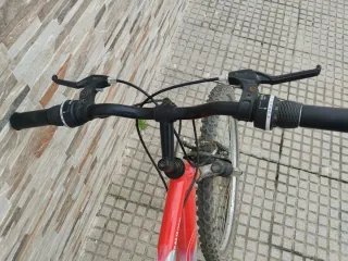 Bicicleta Montaña Topbike Roja/Plata