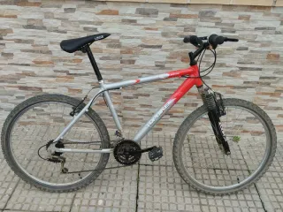 Bicicleta Montaña Topbike Roja/Plata