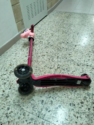 Patinete 3 ruedas unicornio rosa