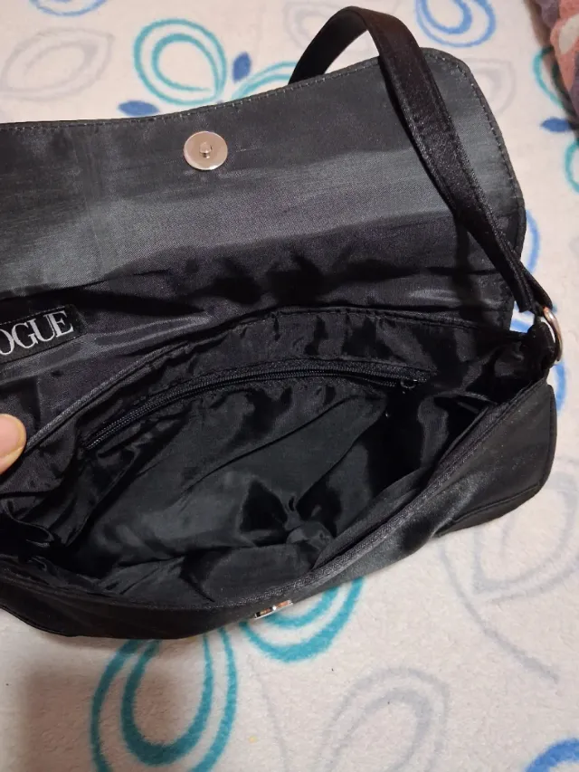 Bolso de fiesta Vogue negro