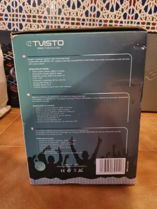 Altavoces TVisto Multimedia 2.1 TVT-SU323TO