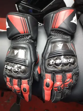 Guantes Dainese Druid M Negro/Rojo