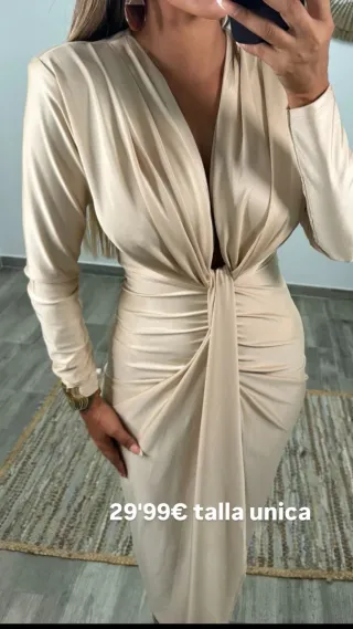 Vestido fiesta talla única