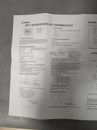 Termostato Caldera BOT Serie