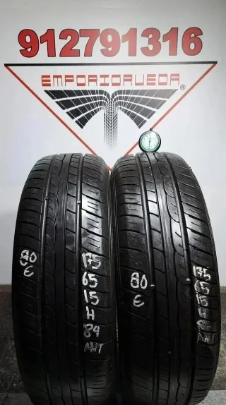 175 65 15 H DUNLOP RUEDA AL 90% VIDA UTIL