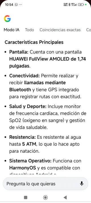 Huawei Watch Fit 2 Negro