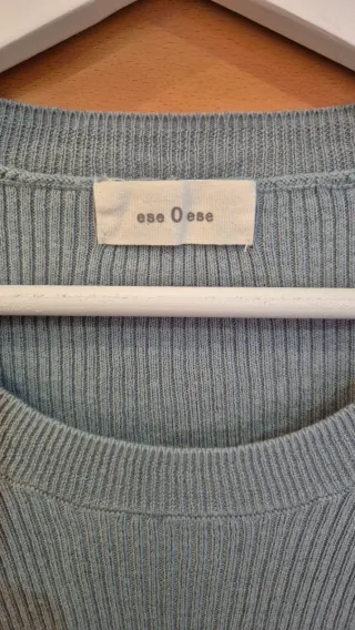 Jersey EseoEse manga larga T.M gris azulado